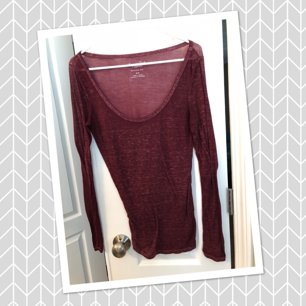 American Eagle burnout tee
